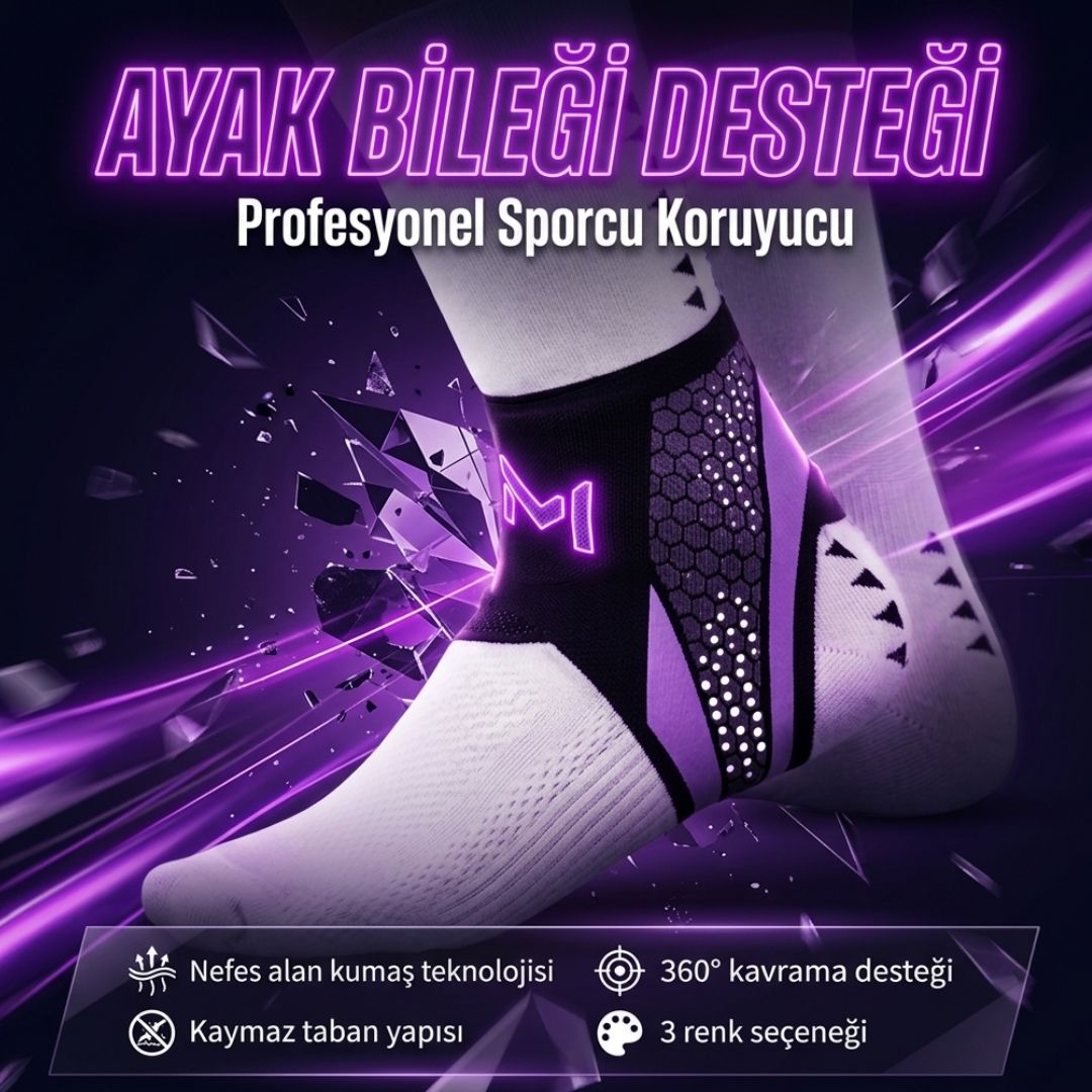 Ayak Bileği Desteği - Mor